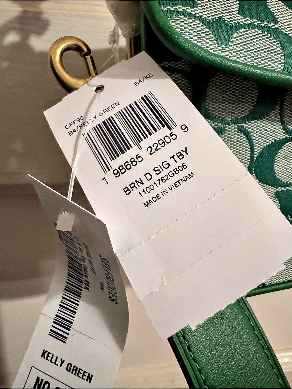 Coach x Brain Dead Green Tabby  NWT - Picture 10 of 12